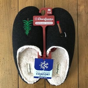 Dearfoams Birch Microwool Molded Footbed Clog (Men's Med/9-10)